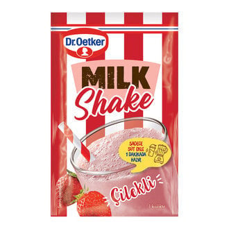 O1 DR.OETKER Milkshake Strawberry 22g 1cs/24pcs