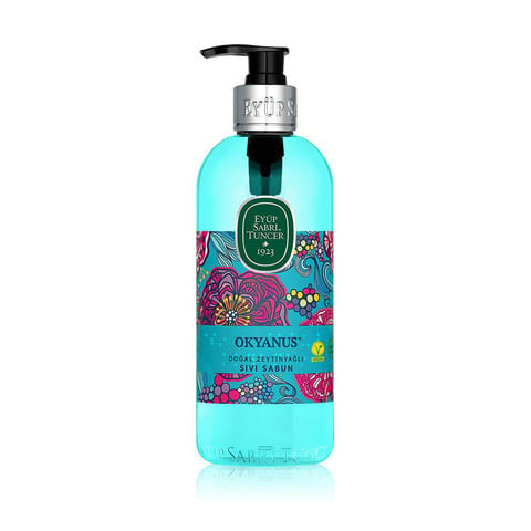E6 Eyup Sabri T. Olive Oil Liquid Soap Ocean Pet - Okyonus Sabun 500ml 1cs/12pcs