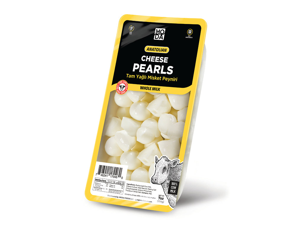 Moda Cheese Pearls (Misket Peyniri), 7oz (200g) x 12pack - 101734