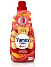 YUMOS EXTRA FABRIC SOFTENER 1440 ML (49 fl. oz - AMBER) x 9pcs - YUM01