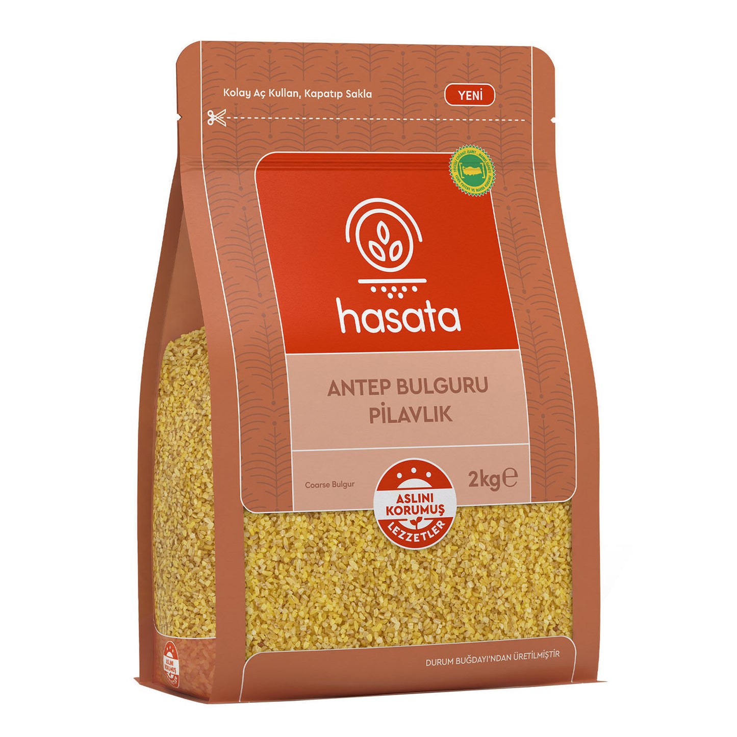 HASATA Coarse Bulgur / Antep Pilavlik Bulgur 2000g 1cs/10pcs