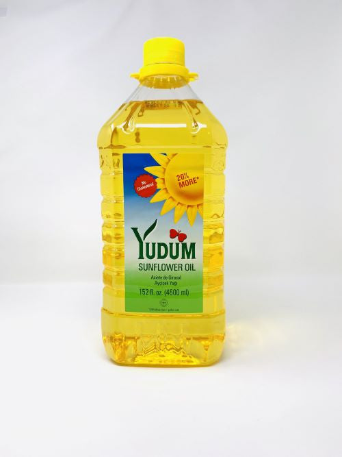 YUDUM 4.5LT SUNFLOWER OIL 152.16 fl oz x 4 - YD45