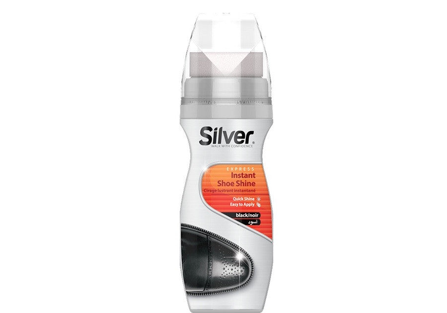 SILVER LIQUID SHOE POLISH | 75ml (2.53 oz) x 96 | NATURAL - SLV11