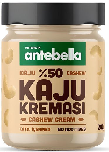 ANTEBELLA SPREADABLE CASHEW CREAM 50% 200g X 12/CS - APS211