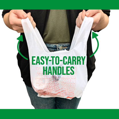 Husky Small T-Shirt Carry-Out Bags, 7" x 5" x 15" (2000 ct.)