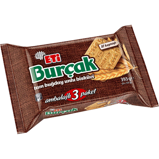 ETI Burcak Whole Whit - Tam Bugday 393gr 1cs/14pcs