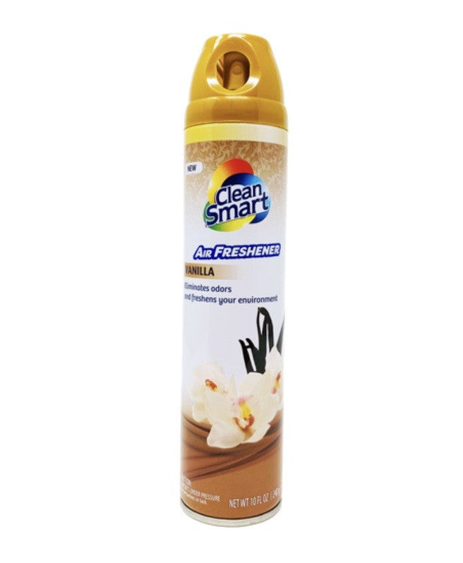 CLEAN SMART AIR FRESHENER | 10 FL OZ X 12/CS | VANILLA - CSA109