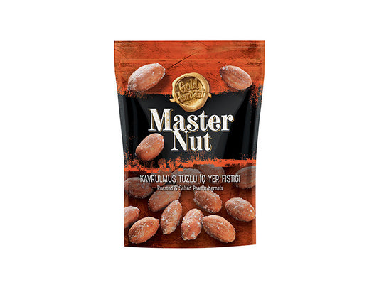 MASTER NUT Roasted & Salted Peanut Kernels / Yer Fƒ±stƒ±ƒüƒ± 160g 1cs/12pcs