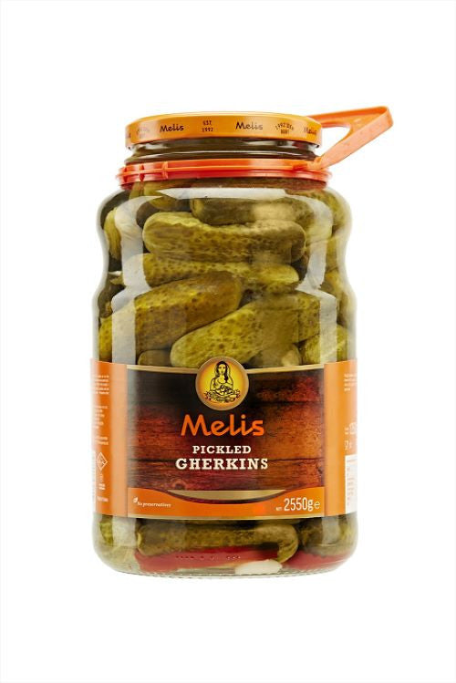 K - MELIS PICKLED GHERKINS 2650 ML ( 89.6 FL OZ) X 3/CS - MLS874