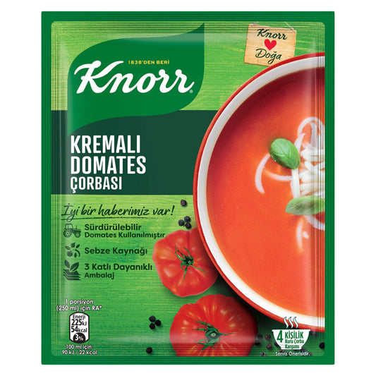 KNORR Creamy Tomato Soup / Domates 69g 1cs/12pcs