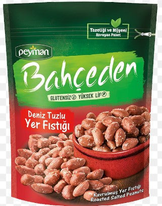 Peyman Bahceden Roasted & Salted Peanuts 175g X 12 - PYM291