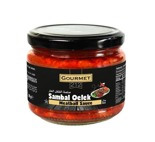 K - GOURME212 SAMBAL OELEK (MEATBALL) SAUCE 12X300CC - GUR2099