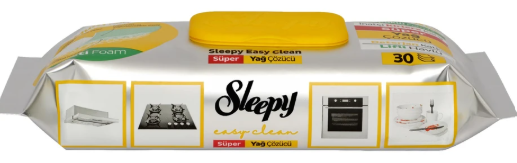 Sleepy Easy Clean Super Degreaser Wet Wipes 30 ct x 12 pcs - ESLEP14