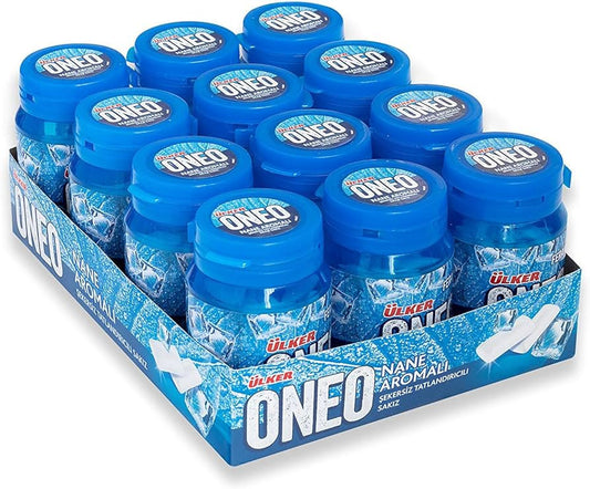 ULKER Oneo Peppermint Gum 60g 1cs/12pcs