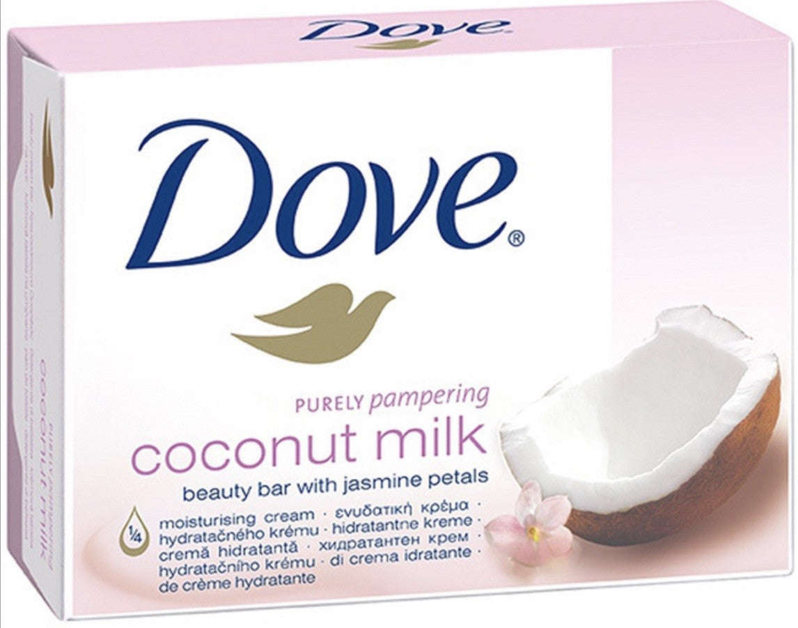 DOVE BAR SOAP | 135G (4.76 OZ) x 48 || COCONUT - OV109