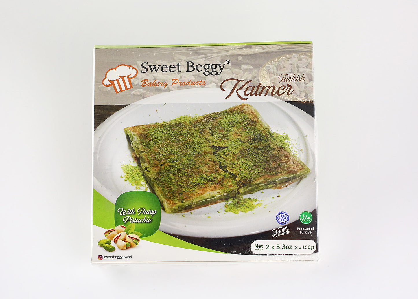 SB04 Sweet Beggy Pistachio Katmer 2 packs 1cs/20pcs