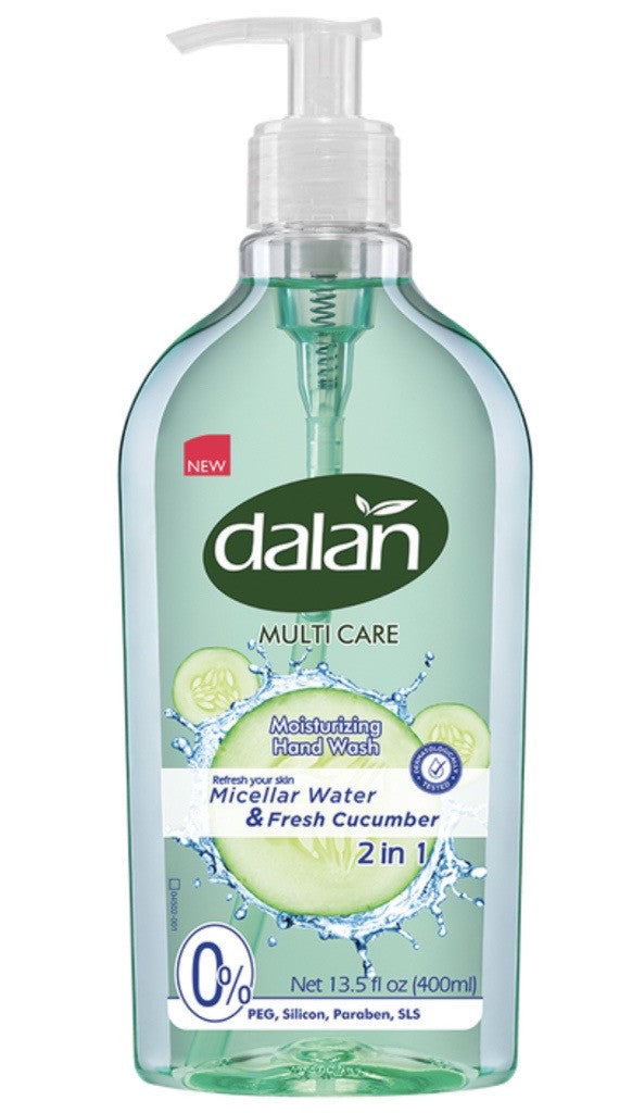 DALAN MULTI-CARE | LIQUID HAND SOAP | 13.5 FL OZ x 24 || FRESH CUCUMBER | - DLM01