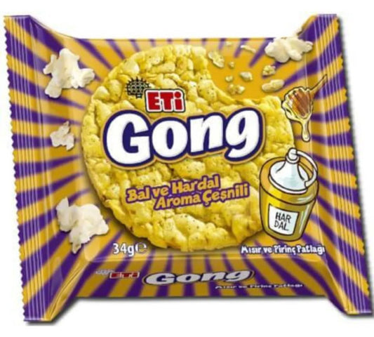 ETI Gong Honey and Mustard Flavour 34gr 1cs/18pcs