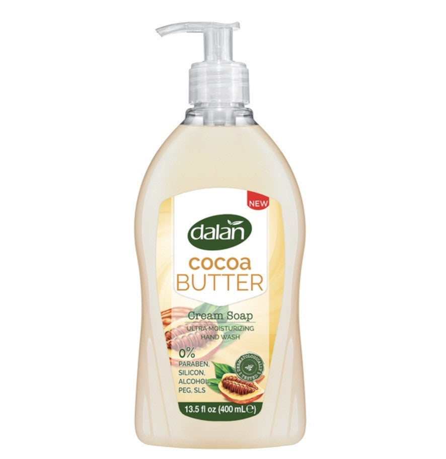 DALAN CREAM | LIQUID HAND SOAP | 13.5 FL OZ x 24 || COCOA BUTTER | - DLC03