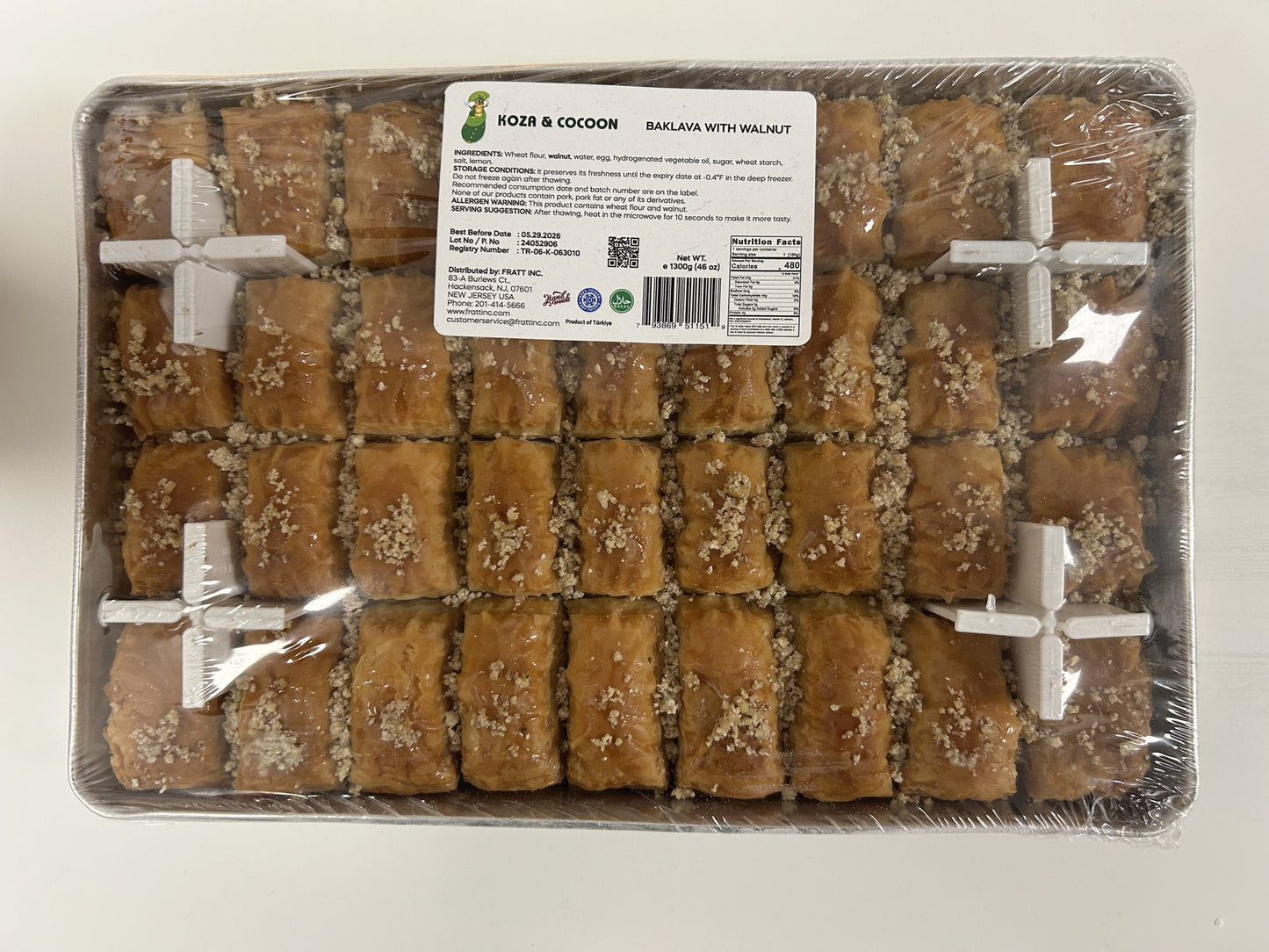 T2 KOZA Walnut Baklava - 1.3 kg T16