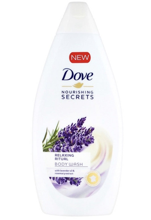 DOVE BODY WASH | RELAXING RITUAL | LAVENDER OIL & ROSEMARY | 12 X 17 oz - OVBW119