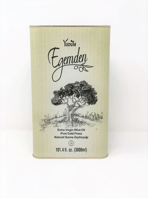 Yudum EGEMDEN EVOO 3 lt Tin 4/cs - YD3000