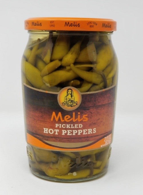 MELIS PICKLED HOT PEPPERS 720 ML ( 24.3 FL OZ) X 12 - MLS111