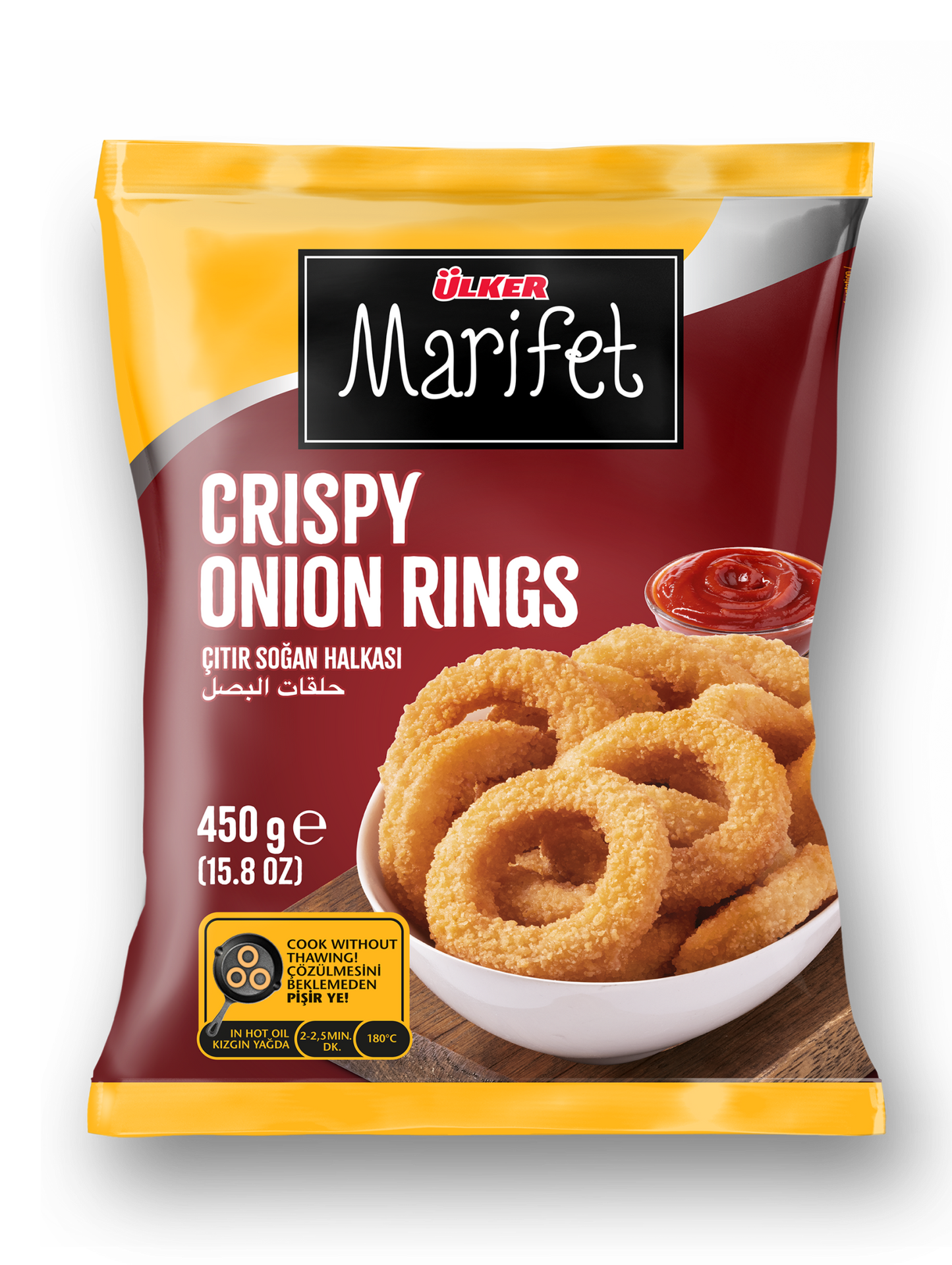 U02 ULKER MARIFET Onion Rings 450g 1cs/12pcs