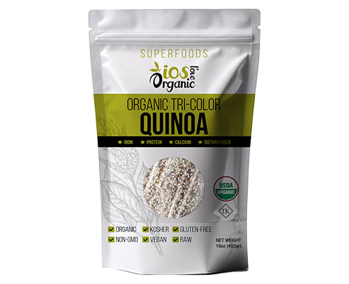 IOS love Organic Tri-Color Quinoa 16 oz X 12