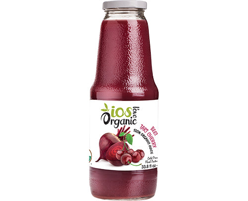 IOS Organic Beet & Tart Cherry Juice 33.8 fl oz X 6