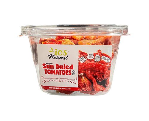 IOS Natural SUN DRIED TOMATOES – 8 oz X 12