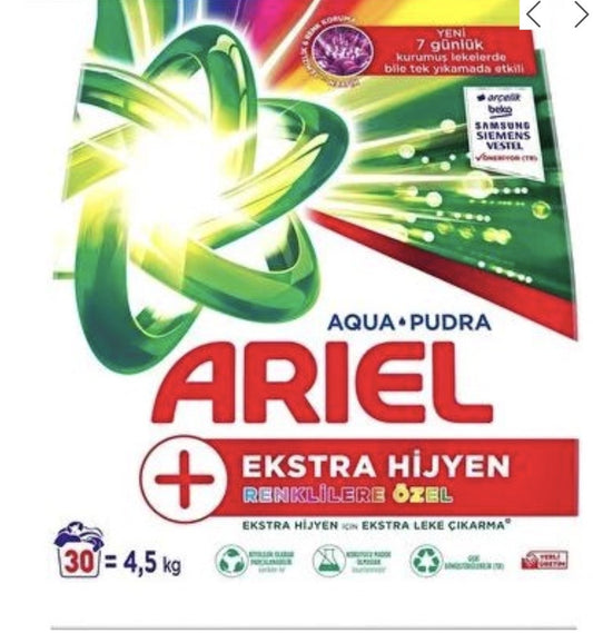 ARIEL POWDER DET. 4,5KG ( 159 oz) AQUA Powder for Colors *1 - HLTD52