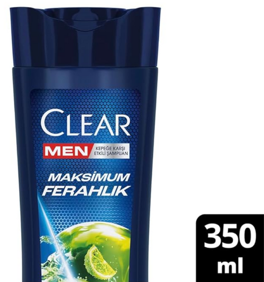 Clear Men Shampoo 11.8 fl oz Maximum Refreshment Anti-Dandruff x 10 pcs