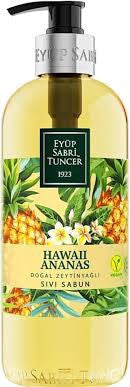 E6 Eyup Sabri T. Olive Oil Liquid Soap Hawaii Ananas Pet 500ml 1cs/12pcs