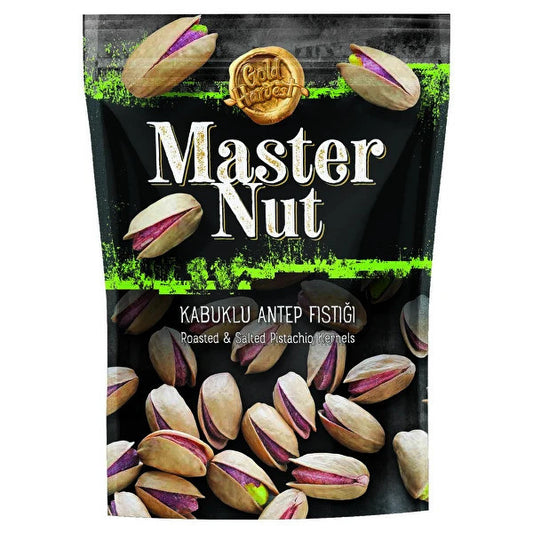 MASTER NUT Roasted & Salted Pistachio/Kabuklu Antep Fƒ±stƒ±ƒüƒ± 140g 1cs/12pcs