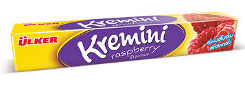 ULKER Kremini Raspberry Toffy Candy 44g 1cs/20pcs