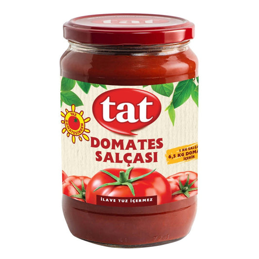 T2 TAT Tomato Paste / Domates Salcasi Cam 710g 1cs/12pcs