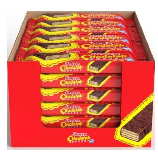 ULKER CIKOLATALI GOFRET 36 GR 36*6PCS - ULK03