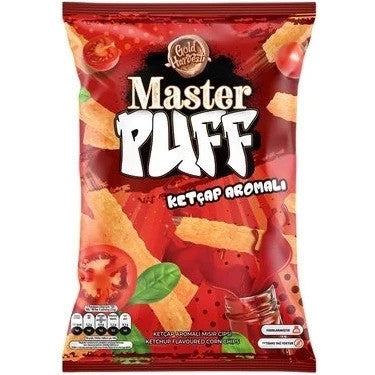 GOLD HARVEST Master Puff Ketchup Corn Chips 90g 1cs/16pcs