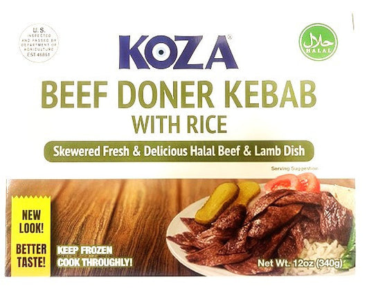 KOZA Beef Doner Kebab With Rice 340g K34 1cs/15pcs