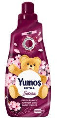 YUMOS EXTRA FABRIC SOFTENER 1440 ML (49 fl. oz - SAKURA) x 9pcs - YUM03