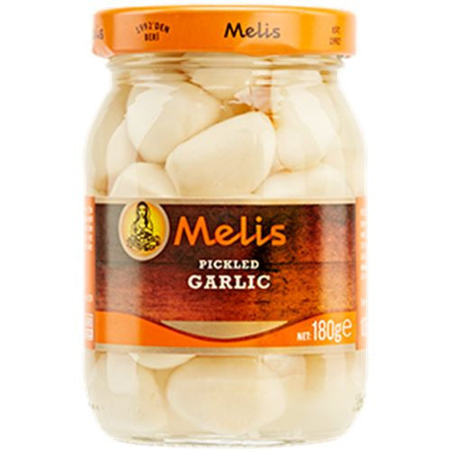 MELIS PICKLED GARLIC 190 ML ( 6.42 FL OZ) X 12 - MLS1465