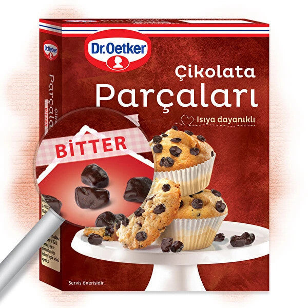 O1 DR.OETKER Cholate Chip Bitter 70g 1cs/12pcs