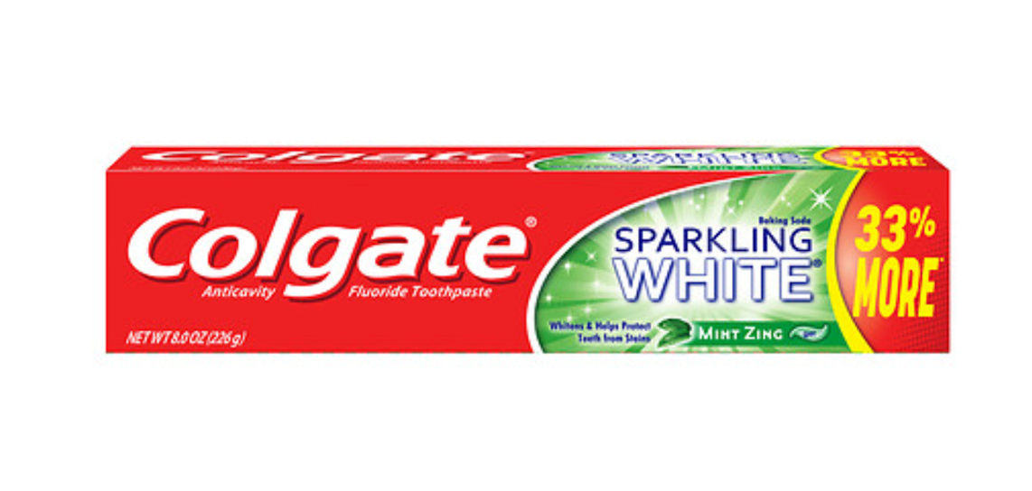 COLGATE 24 X 8OZ | SPARKLING WHITENING MINT ZING - COL82MG