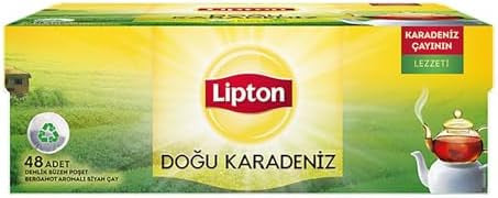 LIPTON Black Sea Tea Pot - Karadeniz Demlik 153g 48pc - 1cs/16pcs
