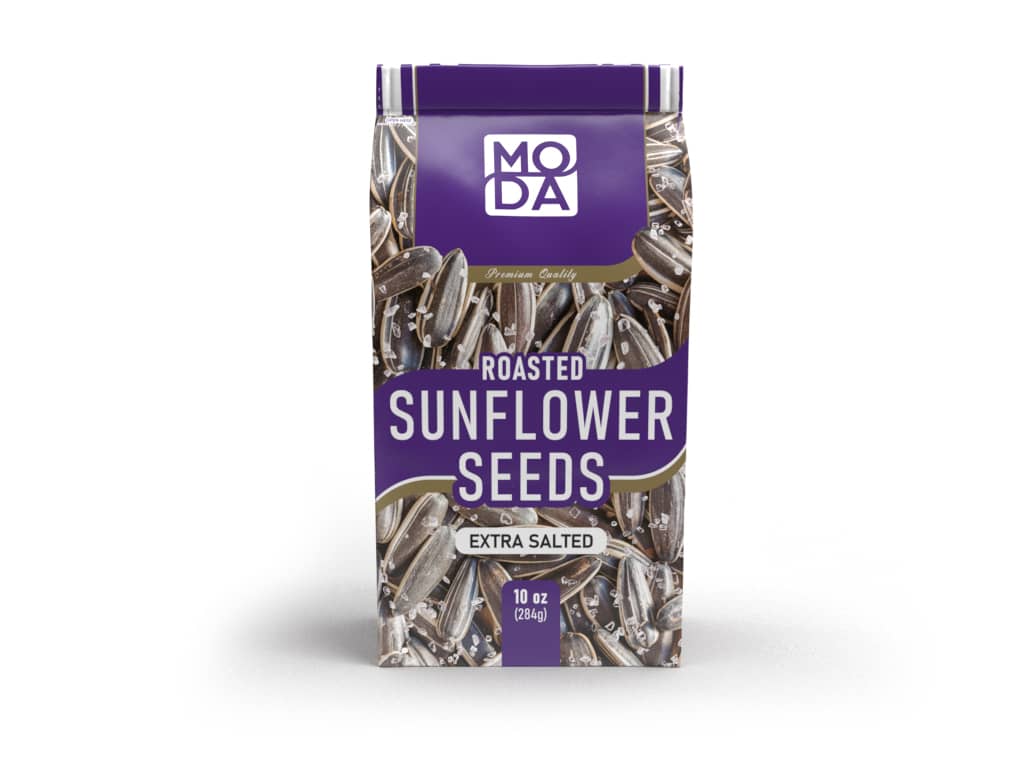 Moda Sunflower Seeds, Extra Salted, 10oz (284g) x 16pack - 103303