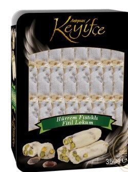 KEYIFCE TURKISH DELIGHT HURREM WITH PISTACHIO-ROLL 350grX12/cs - APS206