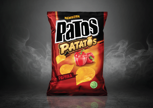 PATOS Paprica Serrated Ketchup Potatoes Chips 100g 1cs/21pcs