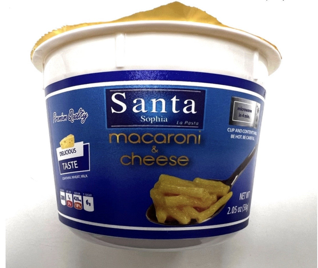 Santa Macaroni Cheese 18 x 2.05 oz (58g) - BES07