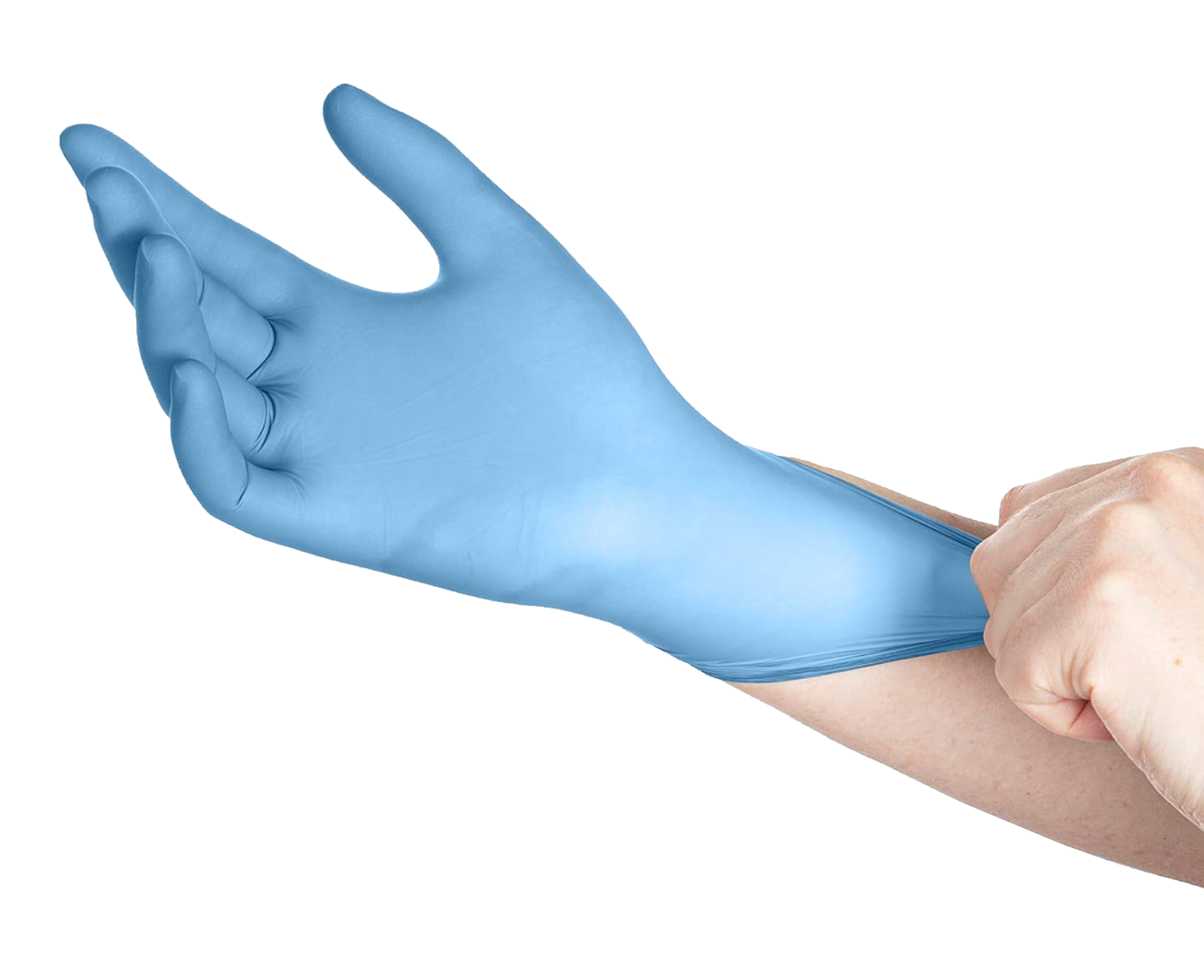 Large Nitrile Gloves - Powder Free - 2000/case - Blue Color